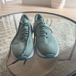 Hoka Athletic Shoes in Teal and White